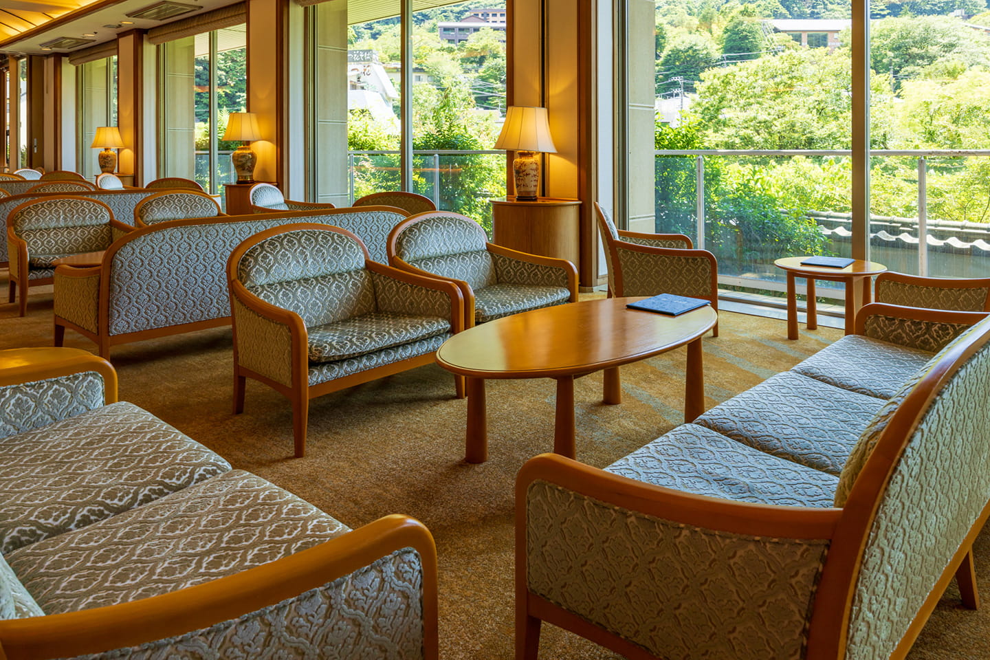 Lobby, looking out