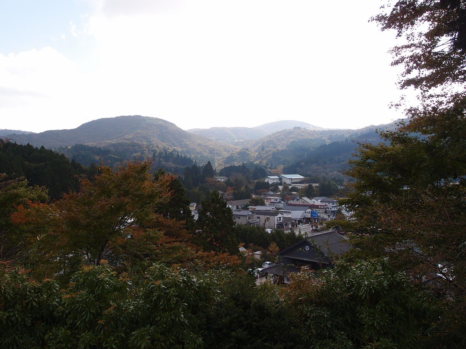 The rebuilt Hakone checkpoint